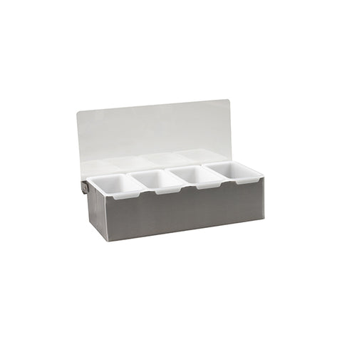 Trenton  CONDIMENT DISPENSER-S/S | 4 COMP.  (Each)