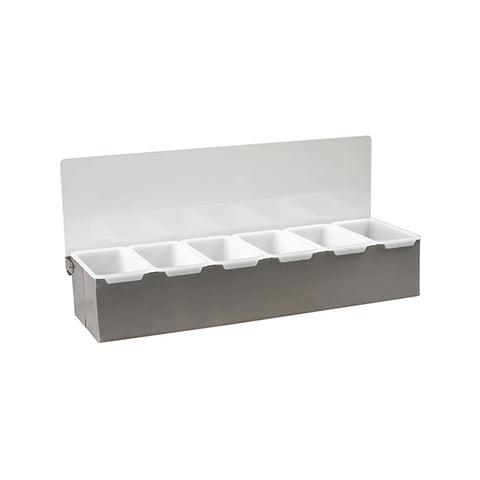 Trenton  CONDIMENT DISPENSER-S/S | 4 COMP.  (Each)