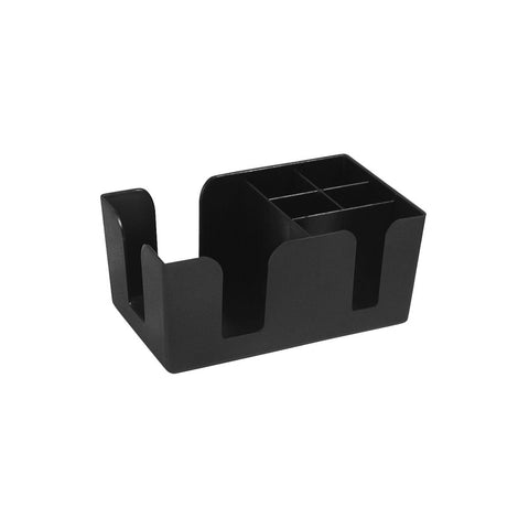 Trenton  BAR ORGANISER-PLASTIC | 6 COMP. BLACK (Each)