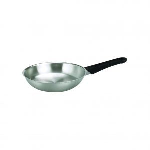 Chef Inox FRYPAN-S/S 240x50mm W/LID BAKELITE HDL CLUB EA