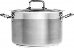 Chef Inox SAUCEPOT-18/10 200x130mm 4.0lt w/LID "PROFESSIONAL" EA