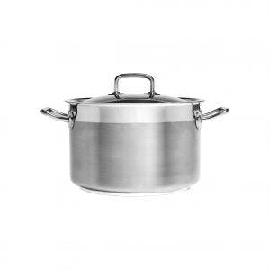 Chef Inox SAUCEPOT-18/10 240x150mm 6.75lt w/LID "PROFESSIONAL" EA