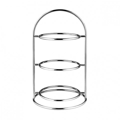 Athena  PLATE STAND-S/S | 3 TIER | 230mm Ø | 408mm H TO SUIT 200mm Ø PLATE (Each)