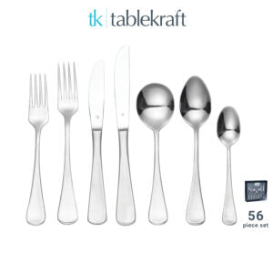 Tablekraft CUTLERY SET COMPLETE BOXED-56pc ELITE Set