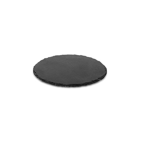 Athena ART de GOURMET SLATE PLATTER-ROUND | 350mm BLACK (x2)