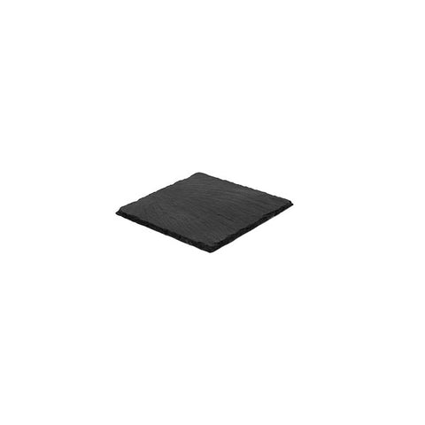 Athena ART de GOURMET SLATE PLATTER-SQUARE | 200x200mm BLACK (x2)