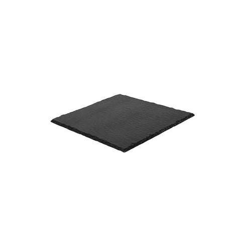 Athena ART de GOURMET SLATE PLATTER-SQUARE | 300x300mm BLACK (x2)