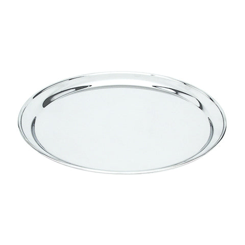 Trenton HEAVY DUTY ROUND TRAY-18/8, 250mm/10" Ø  (Each)