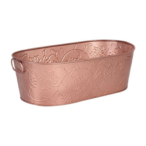 Moda  BEVERAGE TUB-WITH PATTERN | 530x290x170mm COPPER SATIN (Each)