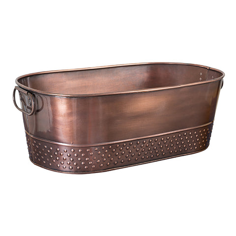 Moda  BEVERAGE TUB-ANTIQUE | OVAL | 525x290x175mm ANTIQUE COPPER (Each)