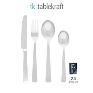Tablekraft CUTLERY SET-24pc STRAND Set