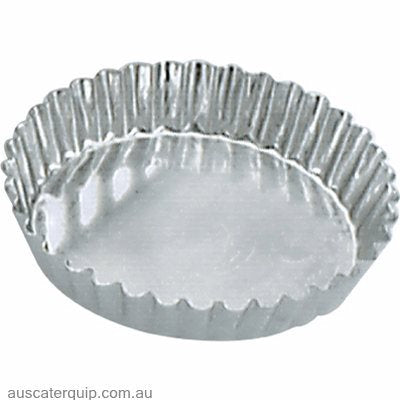 Guery TART MOULD-ROUND FLUTED 95x18mm FIXED BASE