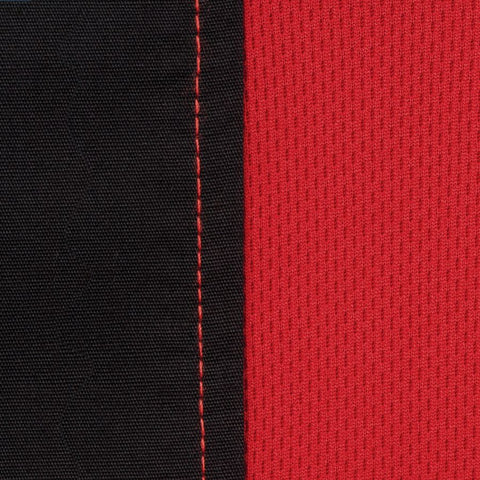 Men's Black/Red Universal Contrast Cook Shirt