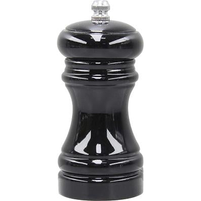 Chef Inox MILL-SALT/PEPPER-BLACK WOOD CERAMIC GEAR 115mm "CAFE"