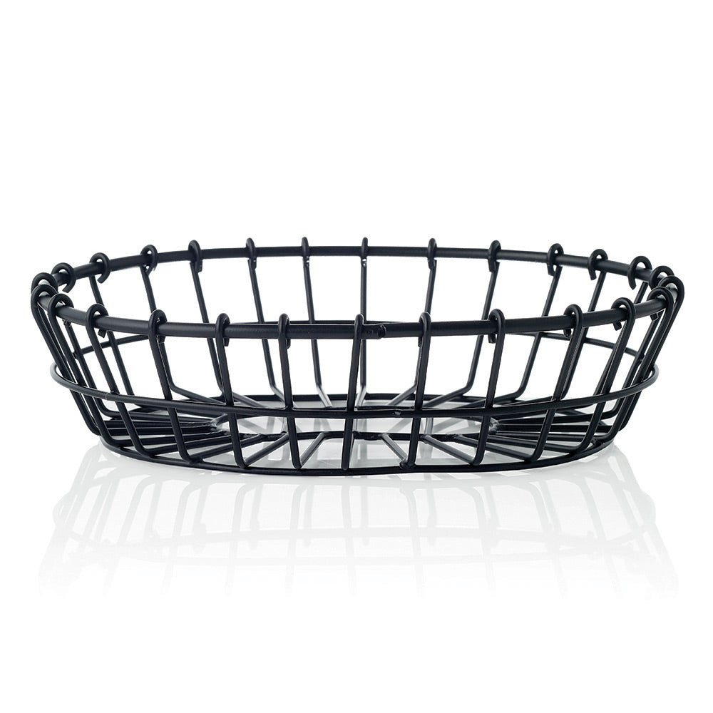 Chef Inox CONEY ISL OVAL WIRE BASKET PATINA BLK 230x155x60mm EA
