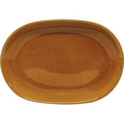 tablekraft ARTISTICA OVAL SERVING PLATTER-305x210mm HAZELNUT