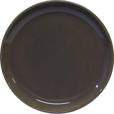 tablekraft ARTISTICA ROUND PLATE-270mm Rolled Edge MOCHA