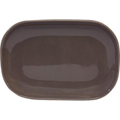 tablekraft ARTISTICA RECTANGULAR PLATE, COUPE 240x160x25mm MOCHA