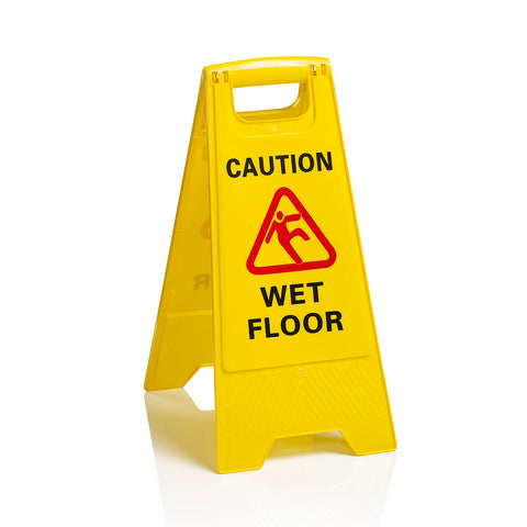 Chef Inox A FRAME WET FLOOR CAUTION -YELLOW EA