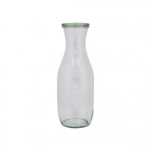 Weck BOTTLE GLASS JAR W/LID 1062ml 60x250mm (766) X6