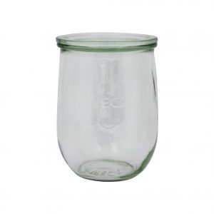 Weck TULIP GLASS JAR W/LID 1062ml 100x147mm (745) X6