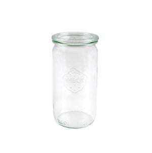 Weck CYLINDER GLASS JAR W/LID 340ml 60x130mm (975) EA
