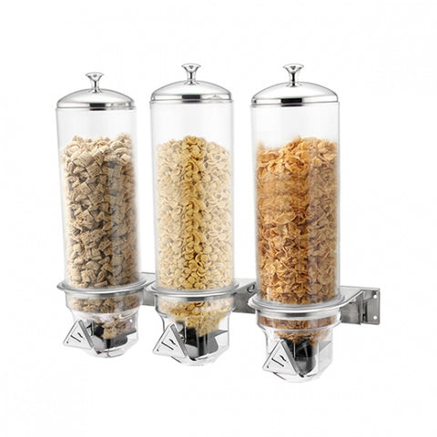 Sunnex  CEREAL DISPENSER-TRIPLE | WALL MOUNTED | 3x4.0lt  (Set)