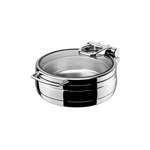Athena REGAL INDUCTION CHAFER-18/10 | ROUND | SMALL FULL GLASS LID (Set)