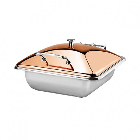 Athena PRINCESS INDUCTION CHAFER-18/10 | RECT. | 1/2 SIZE STAINLESS STEEL LID (Set)
