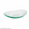 Han OVAL BOWL W/RAISED ENDS 300x210mm CLEAR