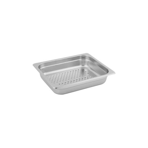Trenton ANTI-JAM ANTI-JAM STEAM PAN-S/S | 1/2 SIZE 65mm | PERFORATED  (Each)