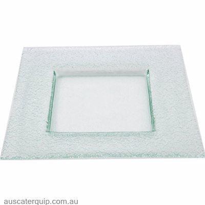 Han SQUARE PLATE-CURVED 360mm CLEAR