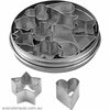 Chef Inox CUTTER SET-ASPIC 12pc SIZE: 20mm