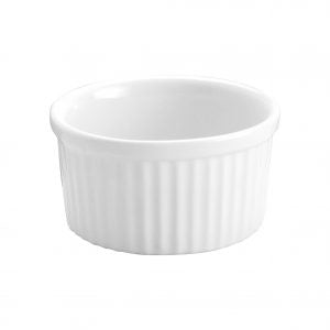 Vitroceram SOUFFLE DISH- 80mm/90ml WHITE EA