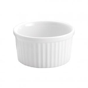 Vitroceram SOUFFLE DISH- 85mm/120ml WHITE EA