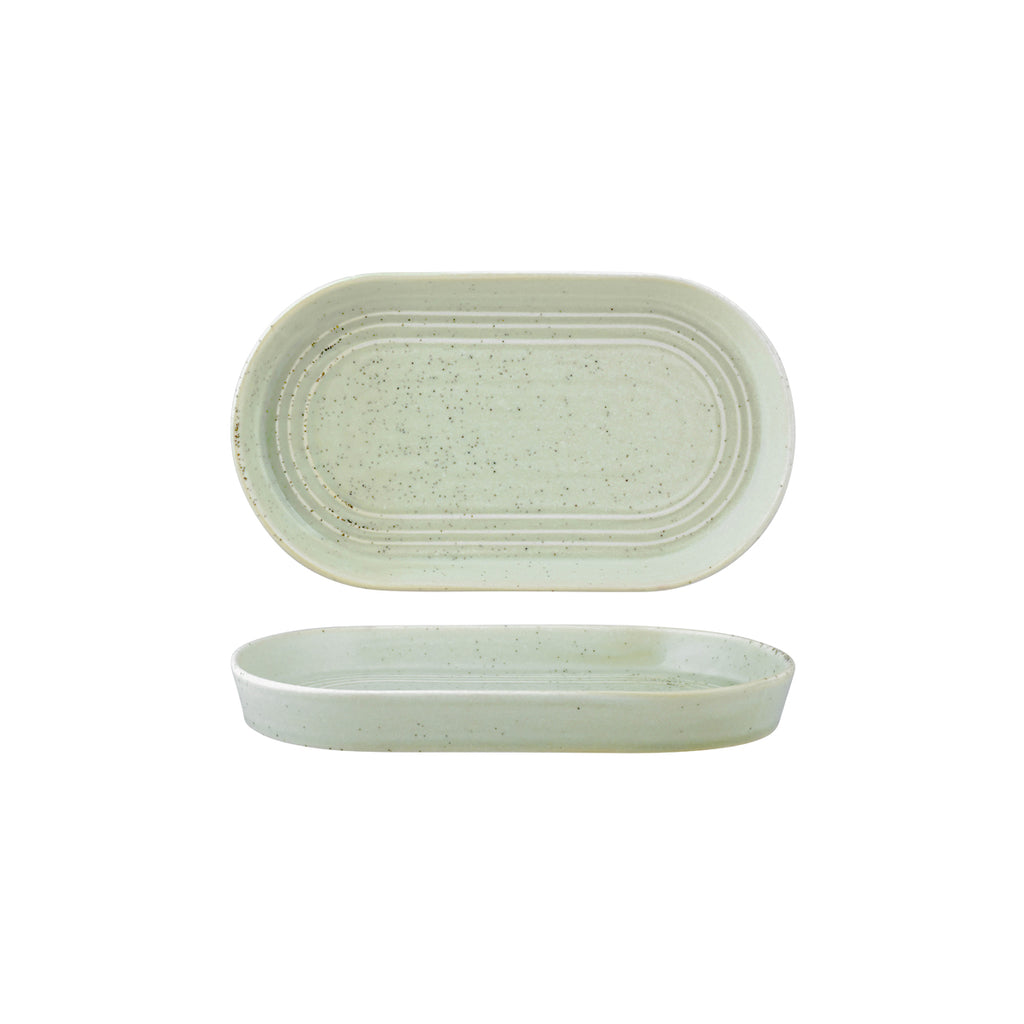 Tablekraft URBAN LOFT OVAL PLATTER 240x137x27mm PISTACHIO EA