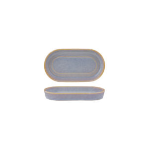 Tablekraft URBAN LOFT OVAL PLATTER 180x98x25mm AZURE BLUE EA