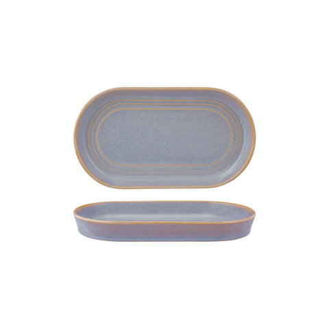 Tablekraft URBAN LOFT OVAL PLATTER 240x137x27mm AZURE BLUE EA