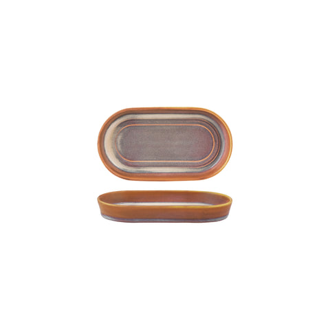 Tablekraft URBAN LOFT OVAL PLATTER 180x98x25mm AUBURN EA