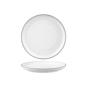 Tablekraft LINEA WHITE ROUND COUPE PLATE 220mm EA