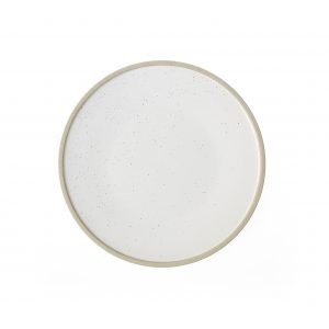 Tablekraft SOHO ROUND PLATE WHITE PEBBLE 200mm EA