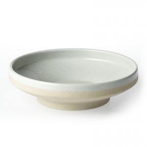 Tablekraft SOHO ROUND BOWL FOOTED WHITE PEBBLE 230x68mm EA