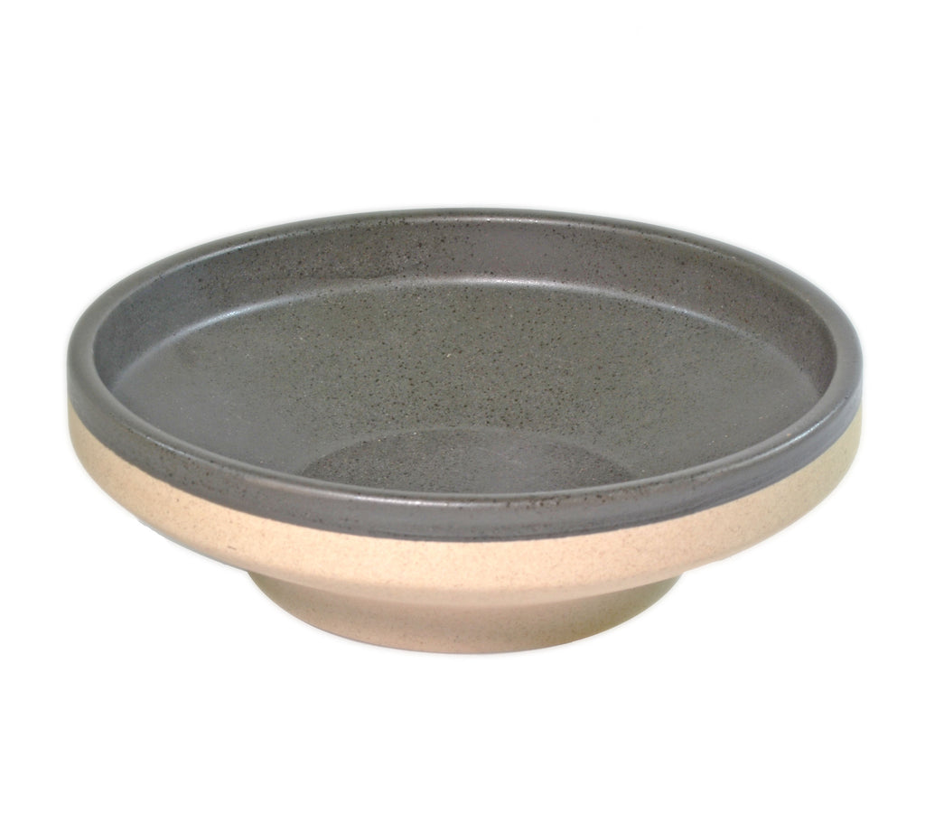 Tablekraft SOHO ROUND BOWL FOOTED SPECKLE BLACK 230x68m EA