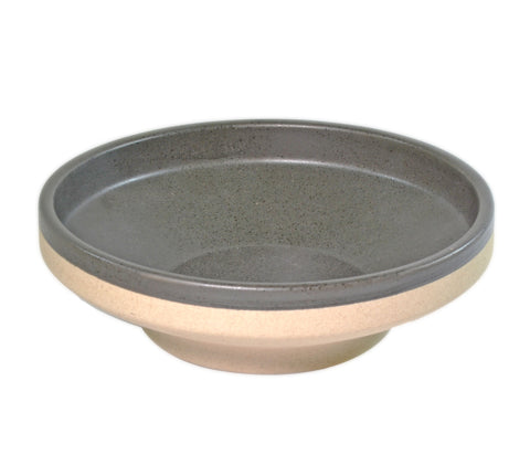 Tablekraft SOHO ROUND BOWL FOOTED SPECKLE BLACK 230x68m EA