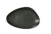 Tablekraft BLACK OVAL PLATE-295x250mm EA
