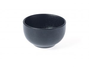 Tablekraft BLACK ROUND BOWL 125x70mm EA
