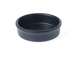 Tablekraft BLACK ROUND DISH/TAPAS 120x30mm EA