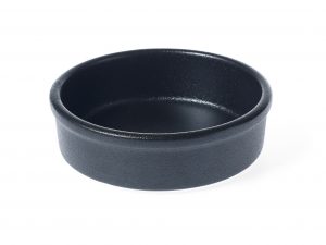 Tablekraft BLACK ROUND DISH/TAPAS 140x45mm EA