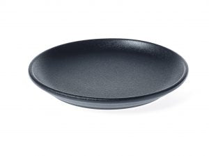 Tablekraft BLACK ROUND COUPE PLATE 240mm EA