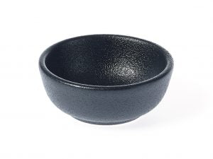 Tablekraft BLACK ROUND FLARED SAUCE DISH 80x32mm EA